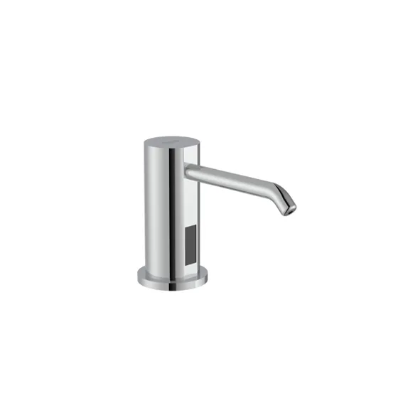 Ona Doseador de Sabão ou Gel Hidroalcoólico Touchless, de Bancada. Alimentação por Ligação À Rede (100-240V) Cromado