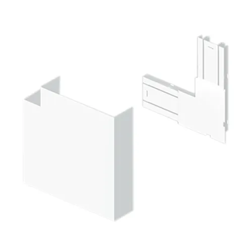 93 Ângulo plano branco RAL9010 50x100 U24X