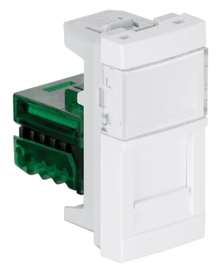 Módulo com Conetor RJ45 Cat. 5E UTP - 1 Mód BR