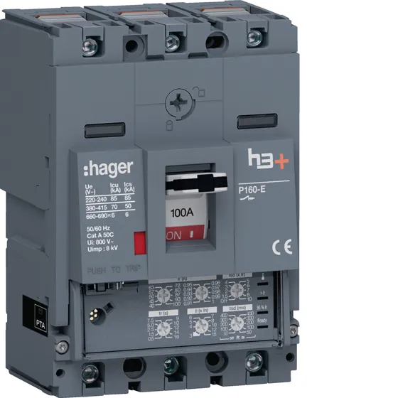 Disjuntor P160 Lsi 3P-3D 100A 70kA