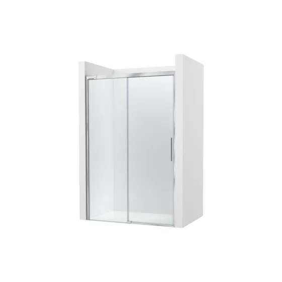 Naray Divisória Base de Duche L2-e 1600x2000mm Maxiclean Prata Brilho