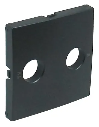 Centro para Tomada R - TV Gris