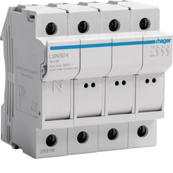 Corta-Circuitos 3P+N 32A 400V L38 4m