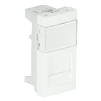 Módulo para Conetor RJ45 - 1 Módulo Branco Mate