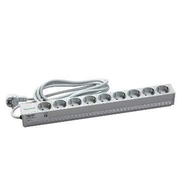Base 1U 9 Tomadas para Rack 19P