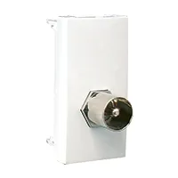 Módulo com Conetor Iec Macho/Tipo F - 1 Mód BM